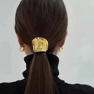 Zara statement headband hair accessories jewelry elastic band ponytail holder